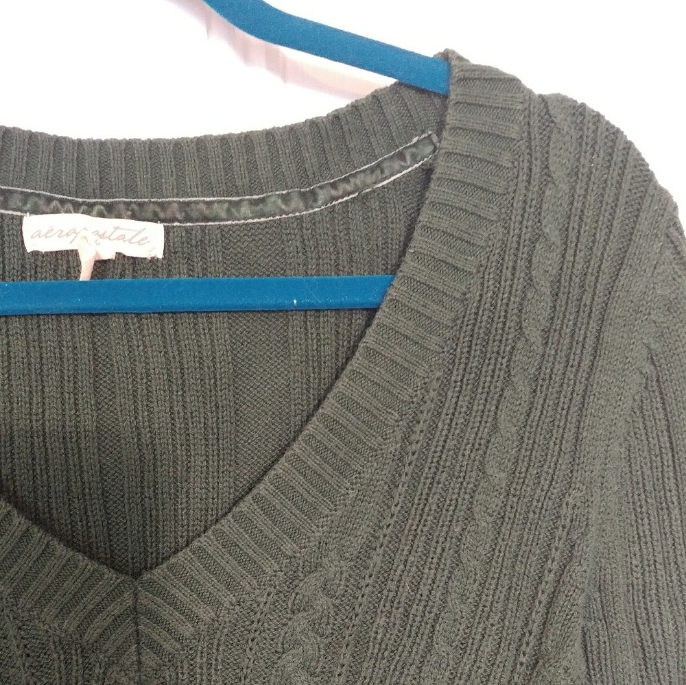 Aeropostale Cable & Braid Knit sweater